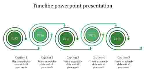timeline powerpoint presentation-timeline powerpoint presentatione-green-5